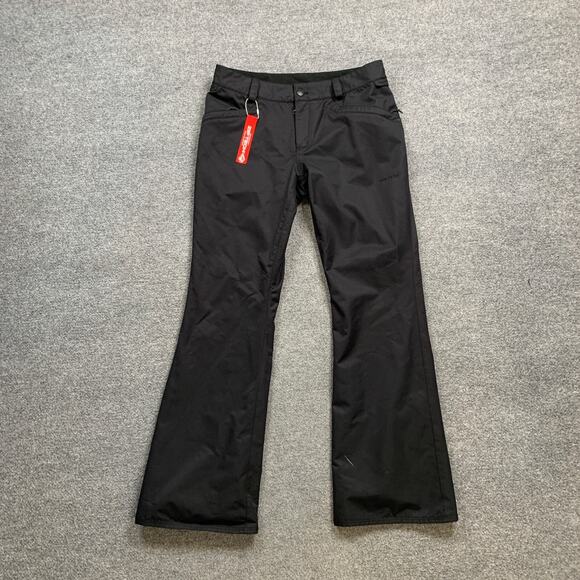 Volcom Snowboarding Pants Womens L Large Black Species Stretch Ski Zip Tech 10k - Picture 5 of 15